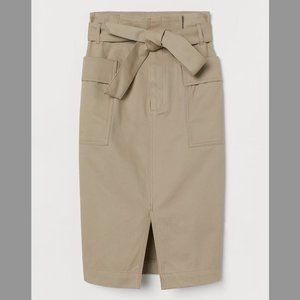 DONATING SOON H&M Paper-bag Skirt